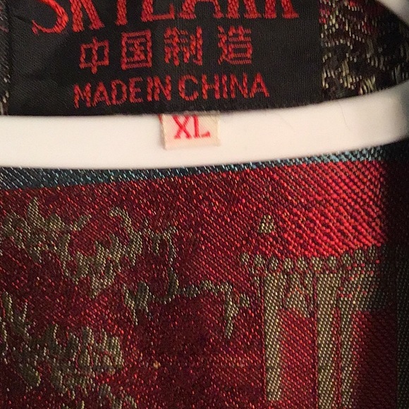 Short Chinese lounge robe. - Picture 3 of 3